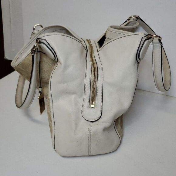 Coach Edie 31 Medium Signature Jacquard Canvas/Leather Shoulder Bag - Picture 4 of 14